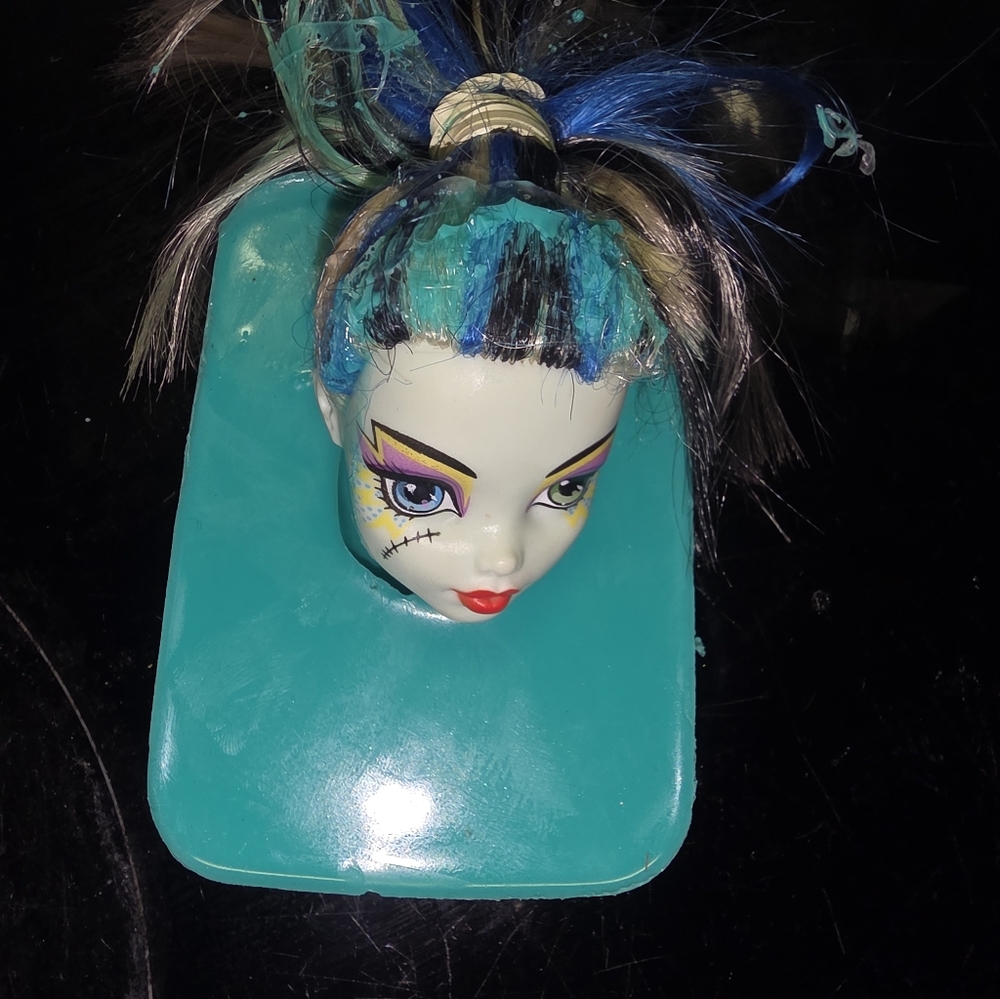 Frankie Stein MONSTER HIGH Doll Face Baking Mold Or Resin /Polymer Clay